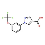 RHAWN 1-(3-(Trifluoromethoxy)phenyl)-1H-pyrazole-4-carboxylic acid