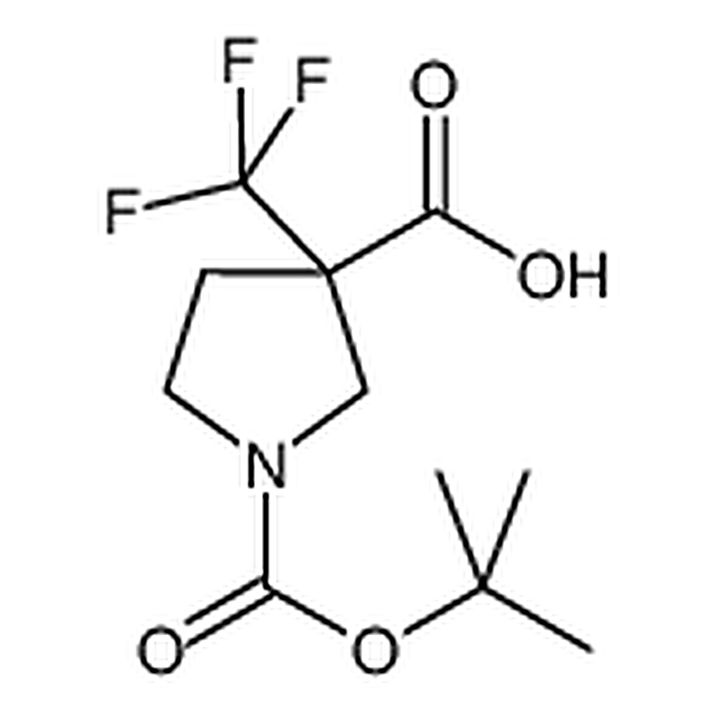 RHAWN 1-(tert-Butoxycarbonyl)-3-(trifluoromethyl)pyrrolidine-3-carboxylic acid