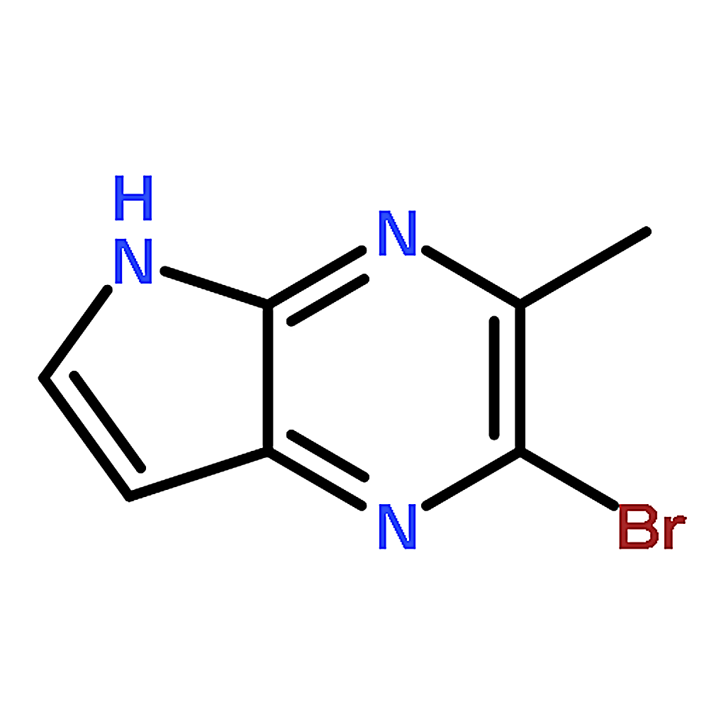 RHAWN 2-Bromo-3-methyl-5H-pyrrolo[2，3-b]pyrazine