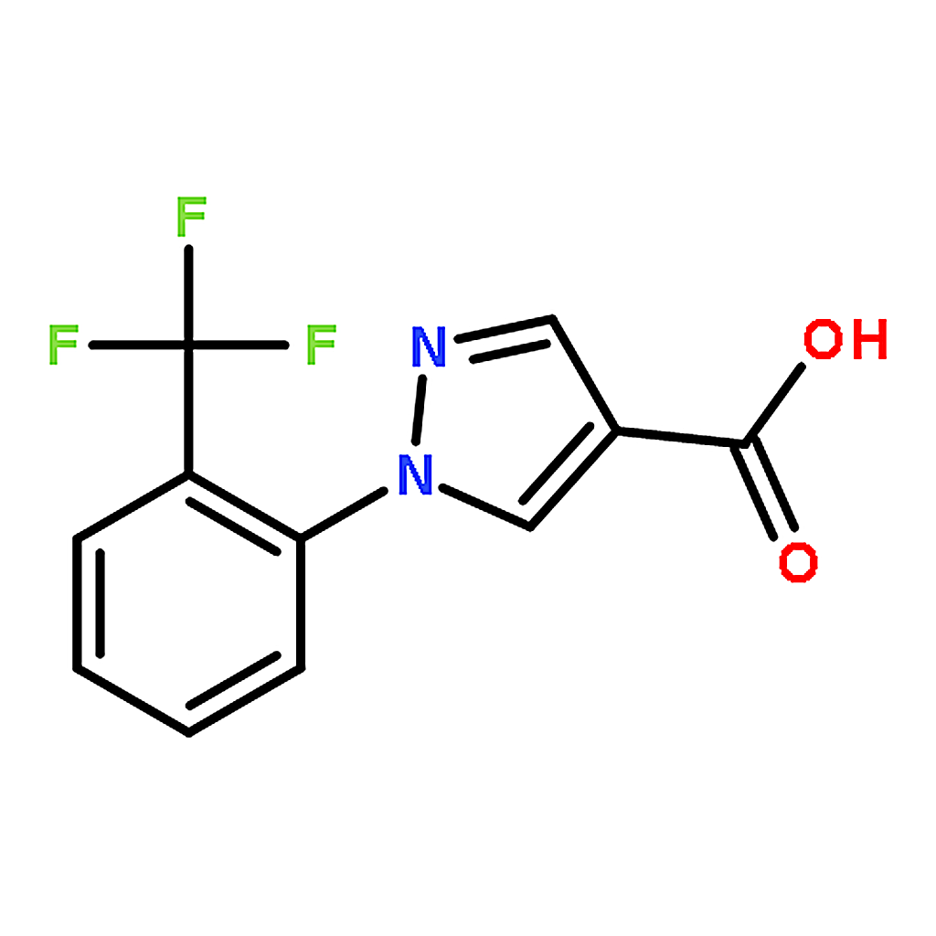RHAWN 1-(2-(Trifluoromethyl)phenyl)-1H-pyrazole-4-carboxylic acid