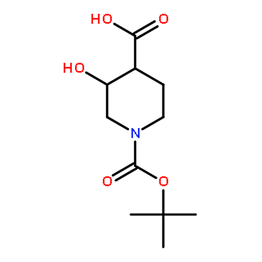 RHAWN 1-(tert-Butoxycarbonyl)-3-hydroxypiperidine-4-carboxylic acid