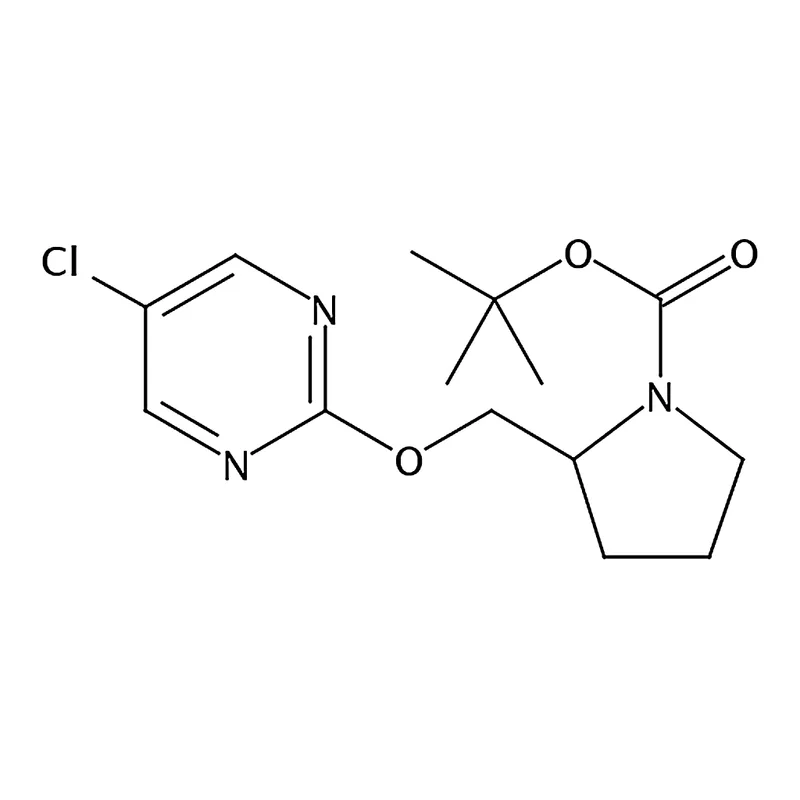 RHAWN tert-Butyl 2-(((5-chloropyrimidin-2-yl)oxy)methyl)pyrrolidine-1-carboxylate