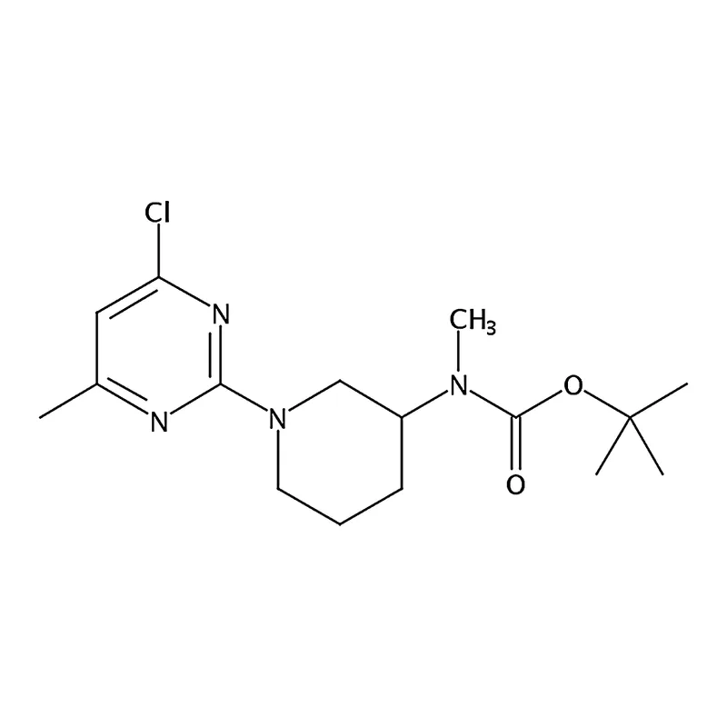 RHAWN tert-Butyl (1-(4-chloro-6-methylpyrimidin-2-yl)piperidin-3-yl)(methyl)carbamate