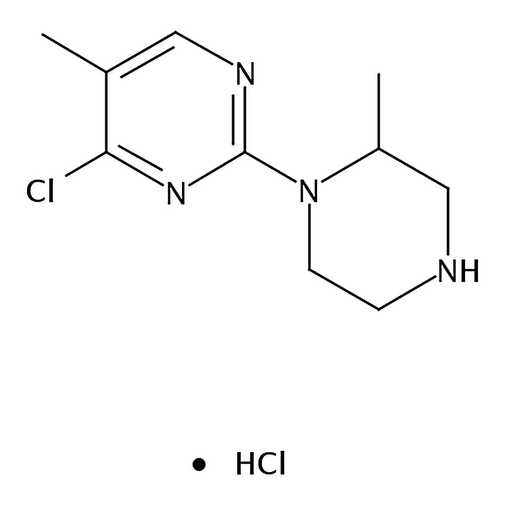 RHAWN 4-Chloro-5-methyl-2-(2-methylpiperazin-1-yl)pyrimidine hydrochloride