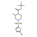RHAWN 4-(5-Bromo-thiophene-2-sulfonyl)-2-methyl-piperazine-1-carboxylicacidtert-butylester