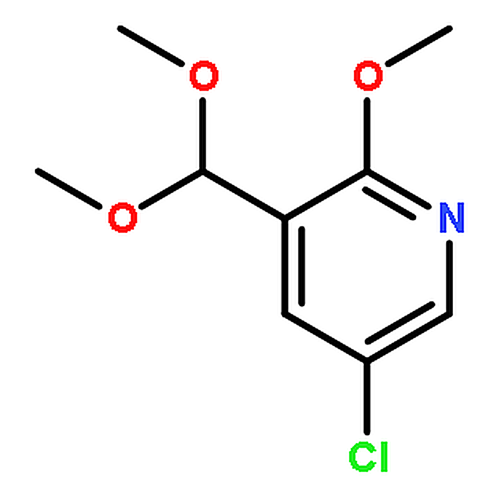 RHAWN 5-Chloro-3-(dimethoxymethyl)-2-methoxypyridine