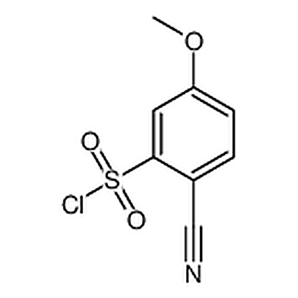 RHAWN 2-Cyano-5-methoxybenzene-1-sulfonyl chloride
