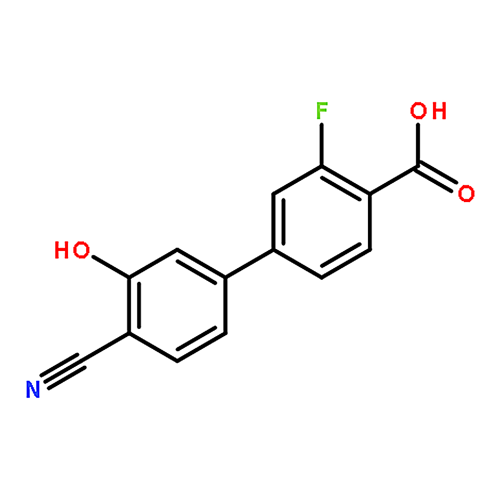 RHAWN 5-(4-Carboxy-3-fluorophenyl)-2-cyanophenol