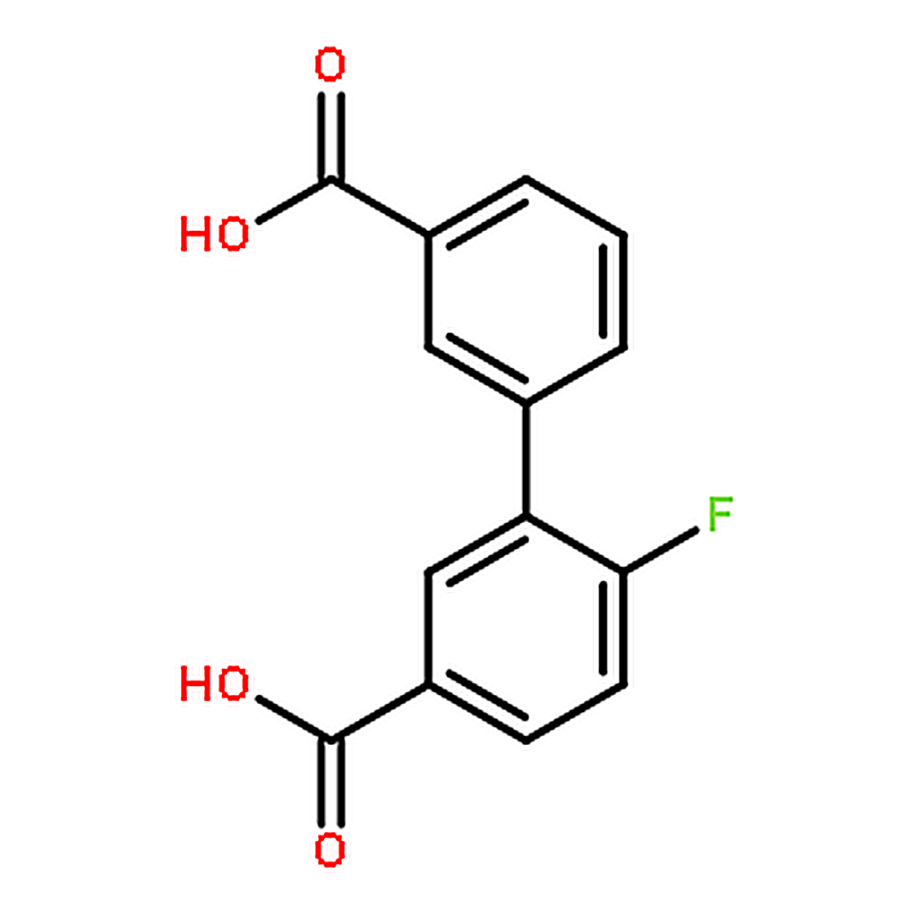 RHAWN 3-(5-Carboxy-2-fluorophenyl)benzoic acid