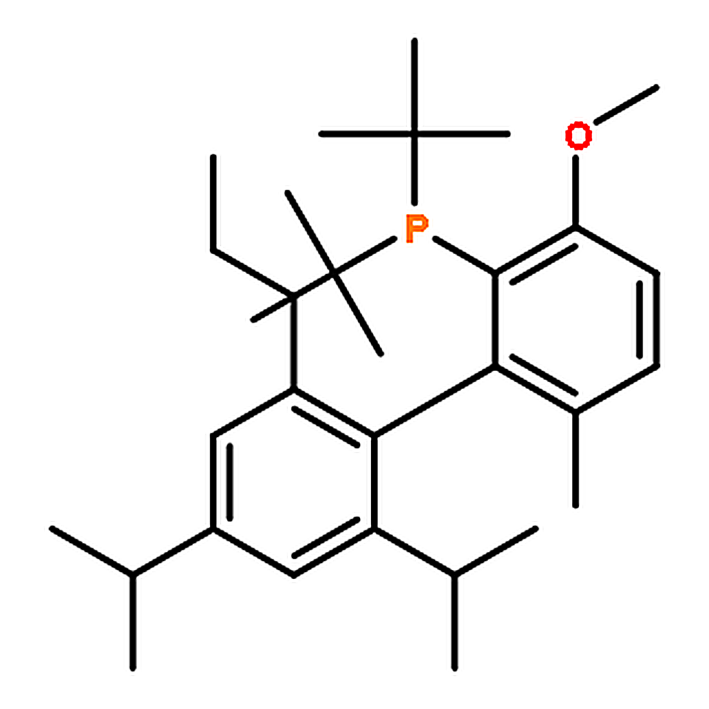 RHAWN Di-tert-butyl(2',4',6'-triisopropyl-3-methoxy-6-methyl-[1,1'-biphenyl]-2-yl)phosphine