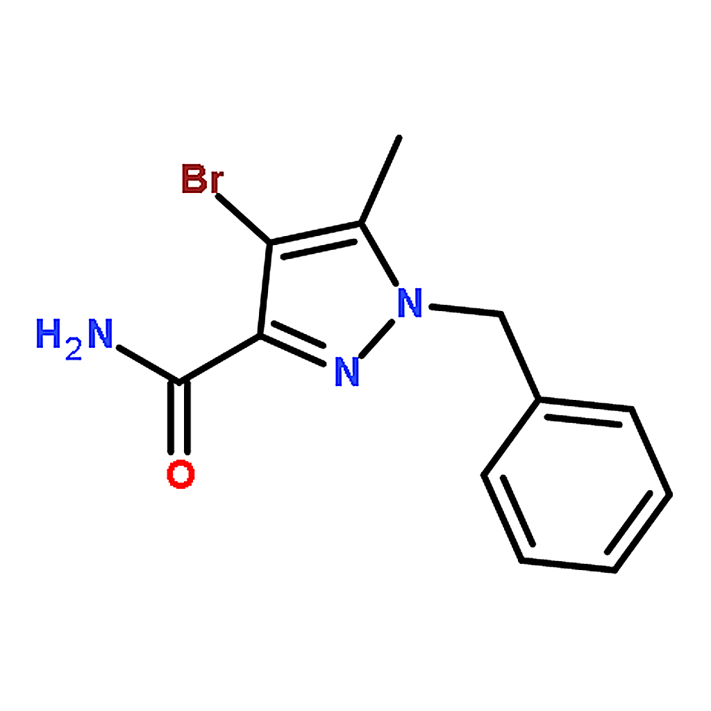 RHAWN 1-Benzyl-4-bromo-5-methyl-1H-pyrazole-3-carboxamide