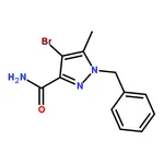 RHAWN 1-Benzyl-4-bromo-5-methyl-1H-pyrazole-3-carboxamide