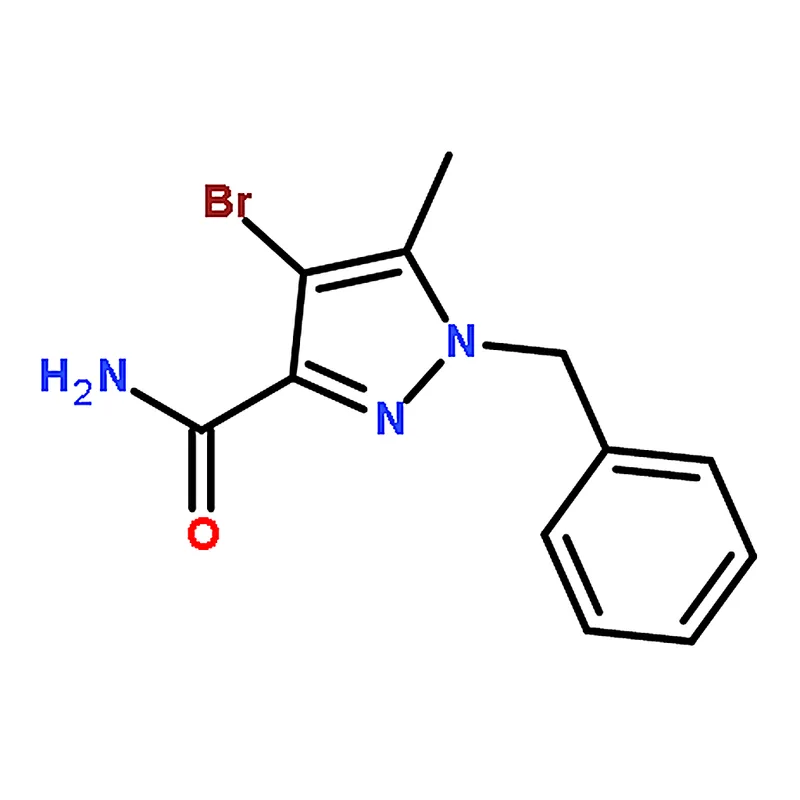 RHAWN 1-Benzyl-4-bromo-5-methyl-1H-pyrazole-3-carboxamide