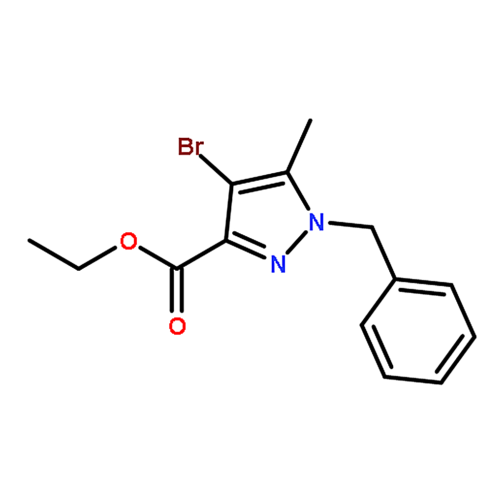 RHAWN Ethyl 1-benzyl-4-bromo-5-methyl-1H-pyrazole-3-carboxylate
