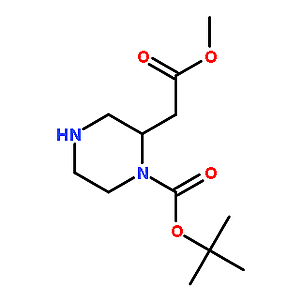 RHAWN (S)-tert-Butyl 2-(2-methoxy-2-oxoethyl)piperazine-1-carboxylate