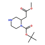 RHAWN (S)-tert-Butyl 2-(2-methoxy-2-oxoethyl)piperazine-1-carboxylate