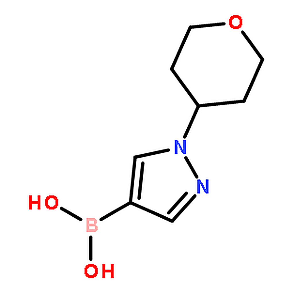 RHAWN (1-(Tetrahydro-2H-pyran-4-yl)-1H-pyrazol-4-yl)boronic acid