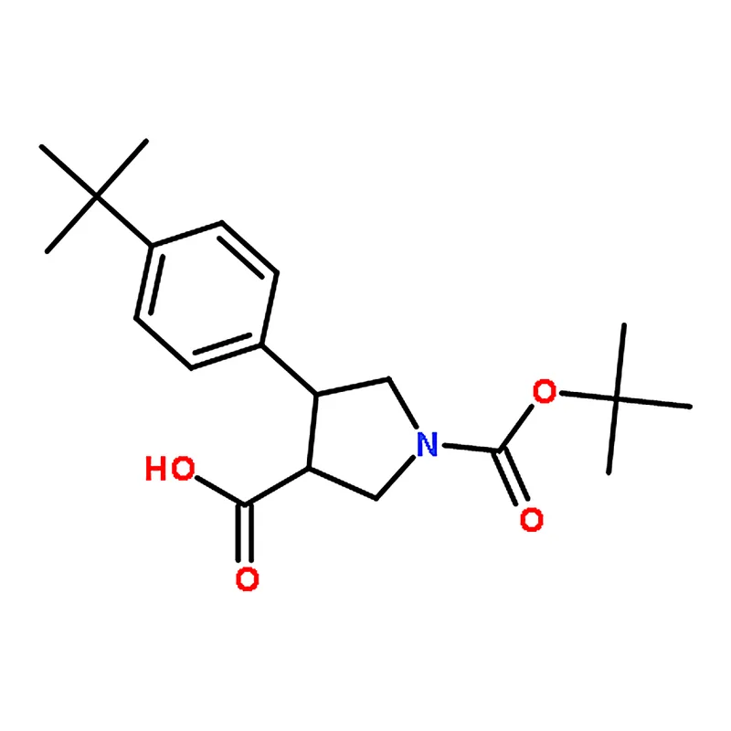 RHAWN trans-1-(tert-butoxycarbonyl)-4-(4-(tert-butyl)phenyl)pyrrolidine-3-carboxylic acid