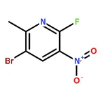 RHAWN 3-Bromo-6-fluoro-2-methyl-5-nitropyridine