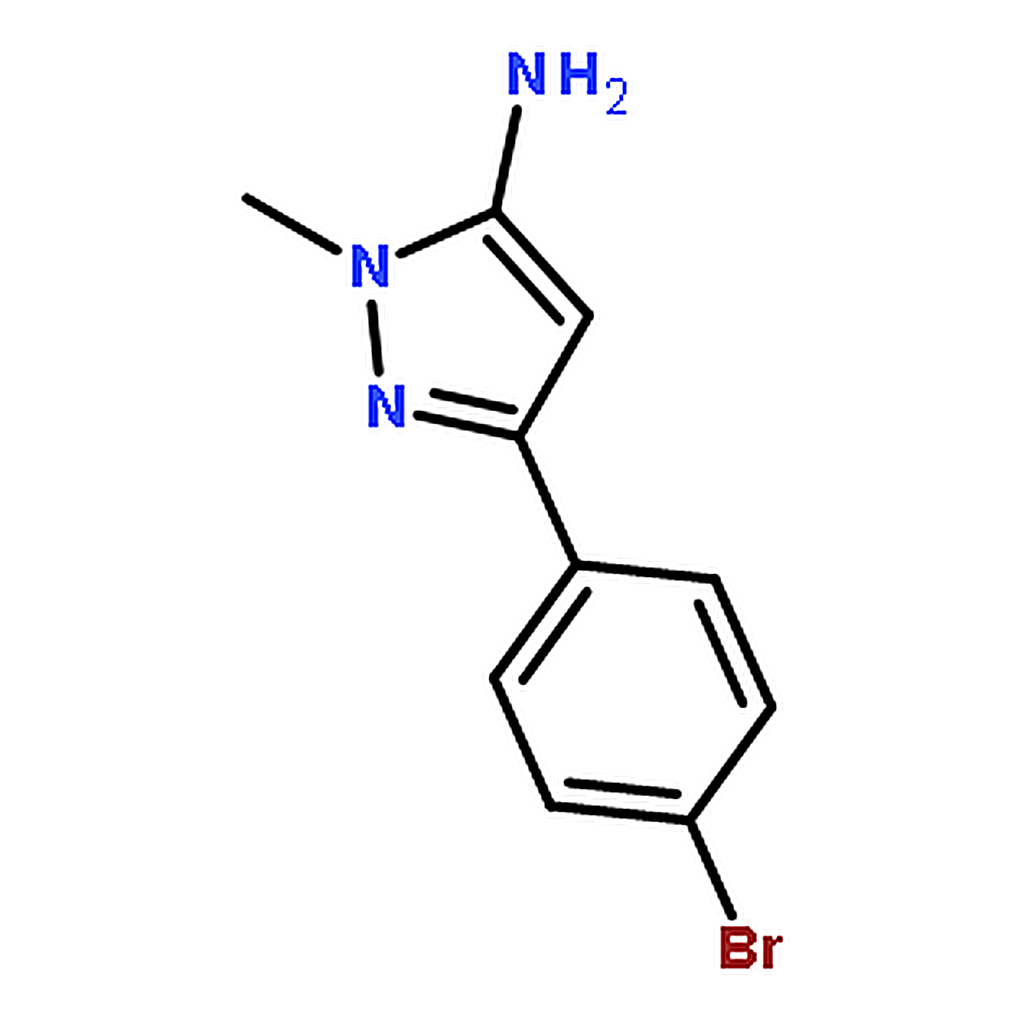 RHAWN 3-(4-Bromophenyl)-1-methyl-1H-pyrazol-5-amine