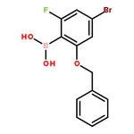 RHAWN (2-(Benzyloxy)-4-bromo-6-fluorophenyl)boronic acid