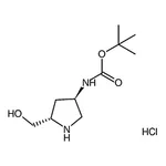 RHAWN tert-Butyl((3R,5S)-5-(hydroxymethyl)pyrrolidin-3-yl)carbamatehydrochloride