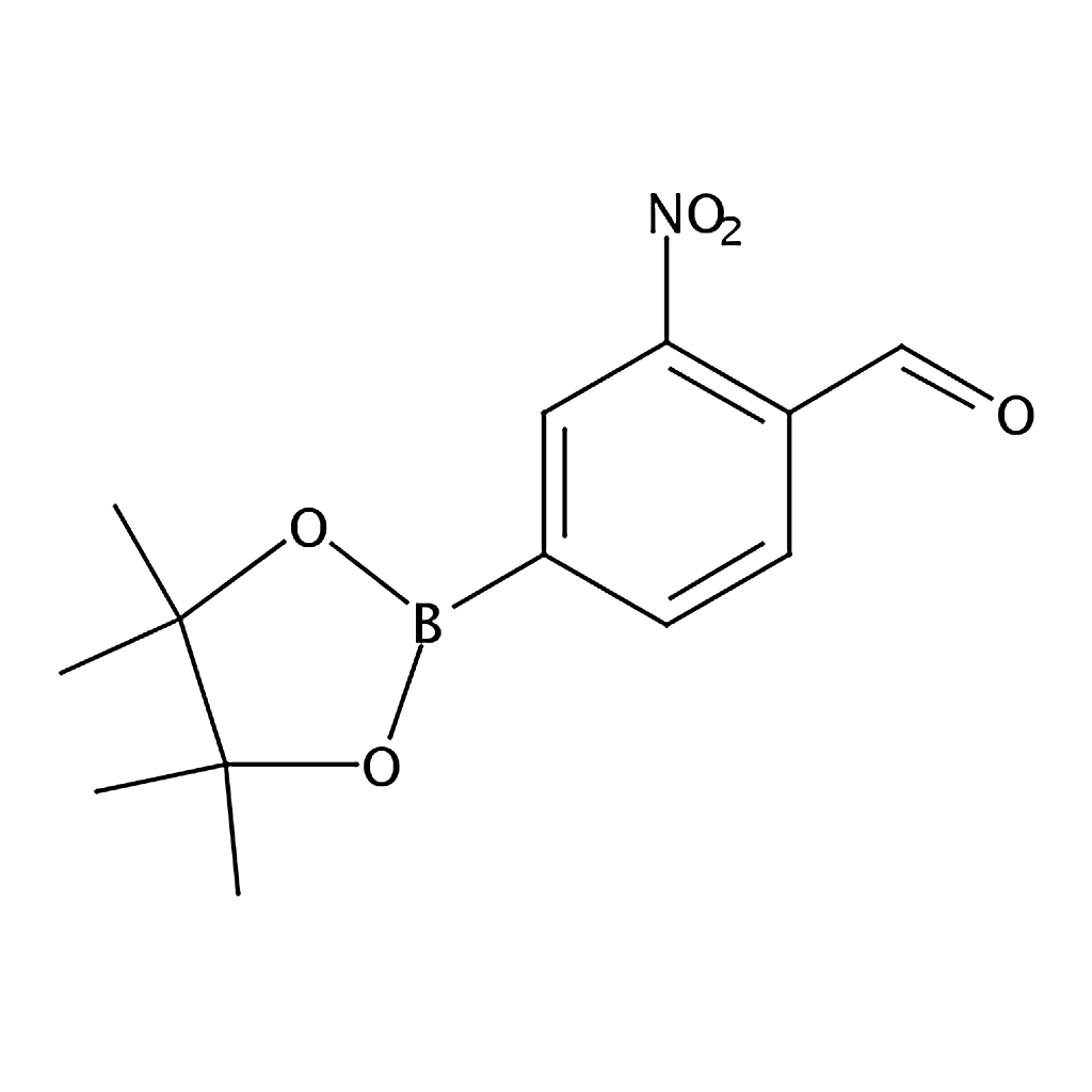 RHAWN 2-Nitro-4-(4,4,5,5-tetramethyl-1,3,2-dioxaborolan-2-yl)benzaldehyde