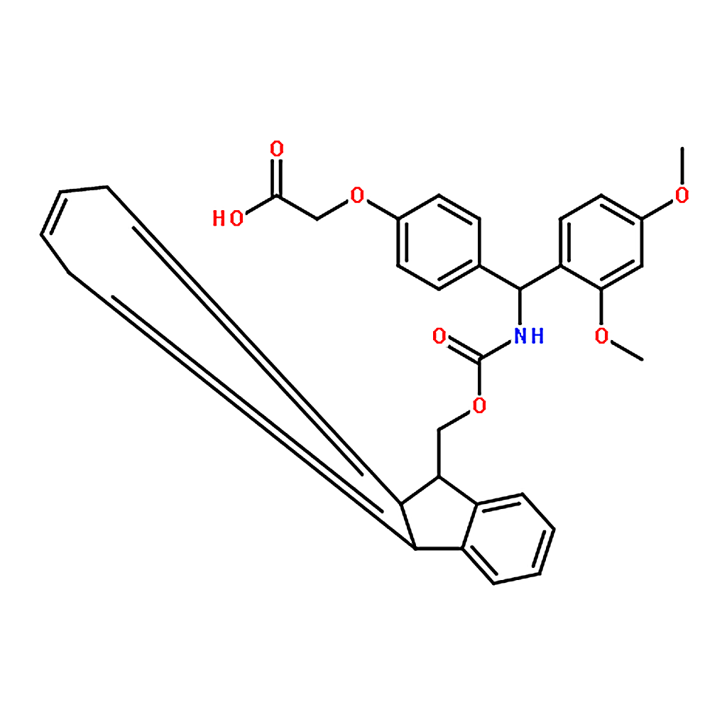 RHAWN 4-[(2,4-Dimethoxyphenyl)(Fmoc-amino)methyl]phenoxyacetic acid