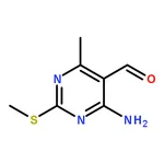 RHAWN 4-Amino-6-methyl-2-(methylthio)pyrimidine-5-carbaldehyde