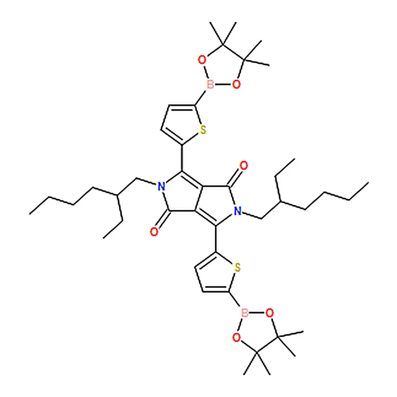 RHAWN 2,5-bis(2-ethylhexyl)-3,6-bis(5-(4,4,5,5-tetraMethyl-1,3,2-dioxaborolan-2-yl)thiophen-2-yl)p