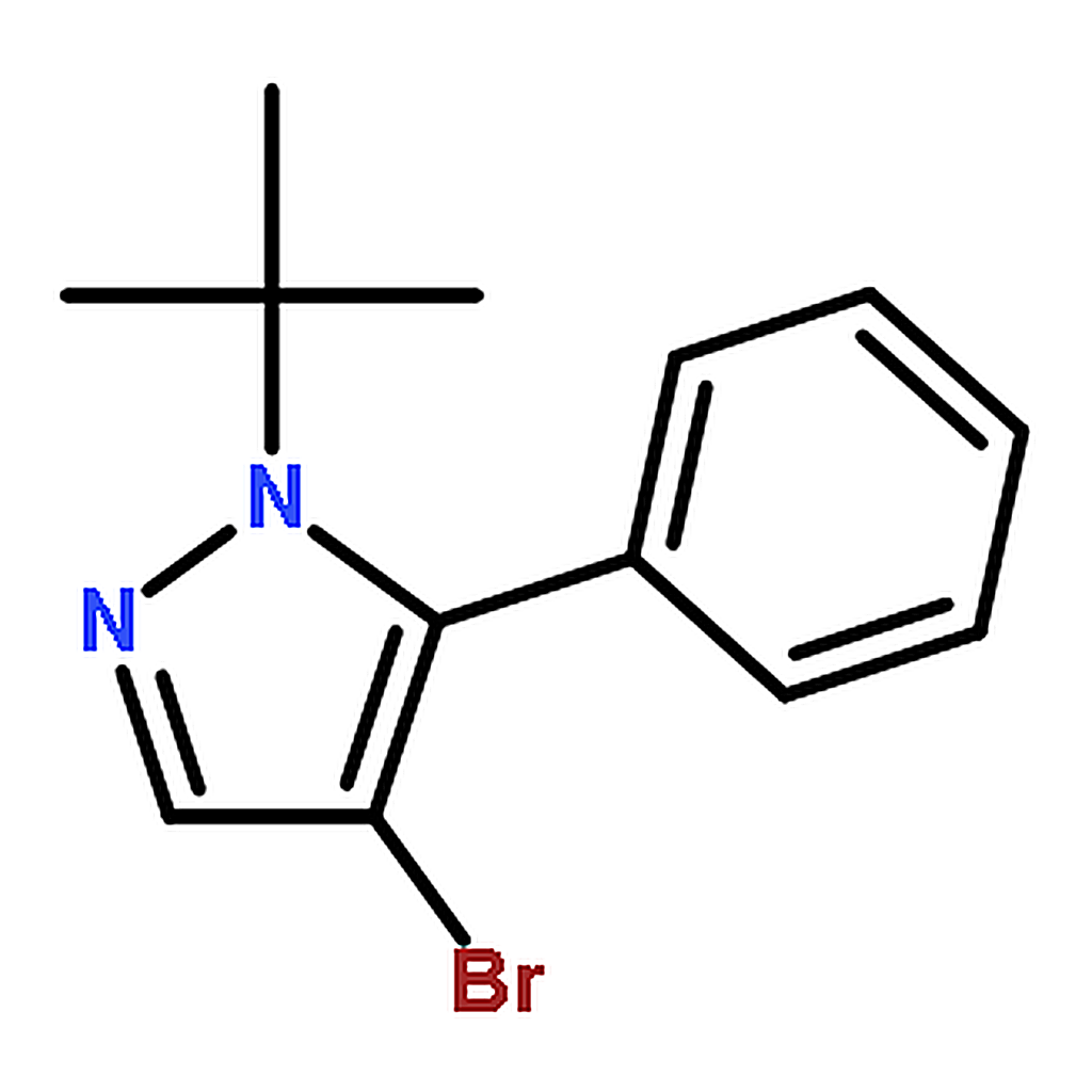 RHAWN 4-Bromo-1-(tert-butyl)-5-phenyl-1H-pyrazole