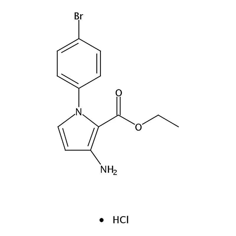 RHAWN Ethyl 3-amino-1-(4-bromophenyl)-1H-pyrrole-2-carboxylate hydrochloride