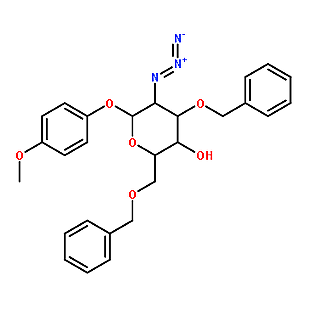 RHAWN 4-Methoxyphenyl 2-Azido-3,6-di-<i>O</i>-benzyl-2-deoxy--<small>D</small>-glucopyranoside