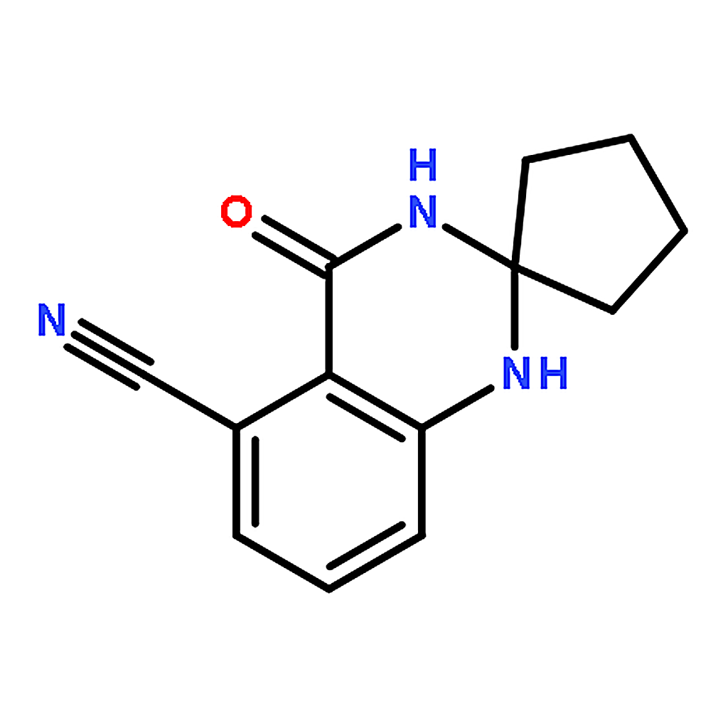 RHAWN 4-Oxospiro[1，2，3，4-tetrahydroquinazoline-2，1’-cyclopentane]-5-carbonitrile
