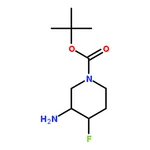 RHAWN (3R,4S)-rel-tert-Butyl 3-amino-4-fluoropiperidine-1-carboxylate