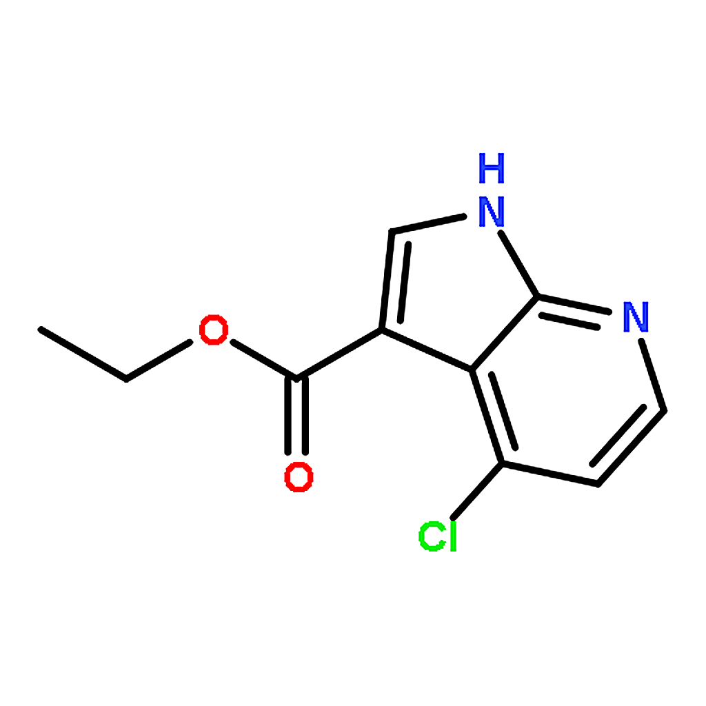 RHAWN Ethyl 4-chloro-1H-pyrrolo[2，3-b]pyridine-3-carboxylate