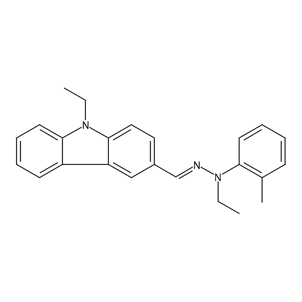 RHAWN 9-Ethylcarbazole-3-carboxaldehyde <i>N</i>-Ethyl-<i>N</i>-(<i>o</i>-tolyl)hydrazone