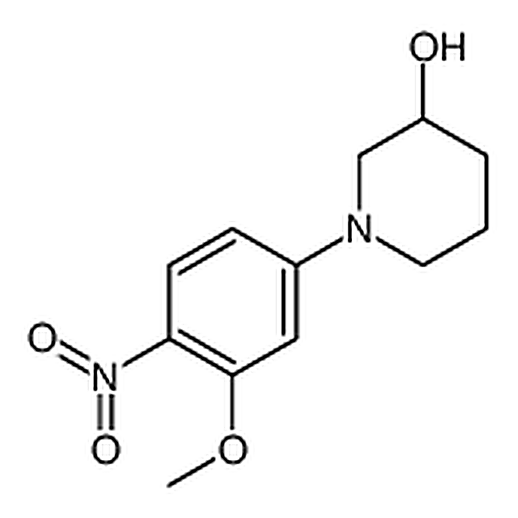 RHAWN 1-(3-Methoxy-4-nitrophenyl)piperidin-3-ol