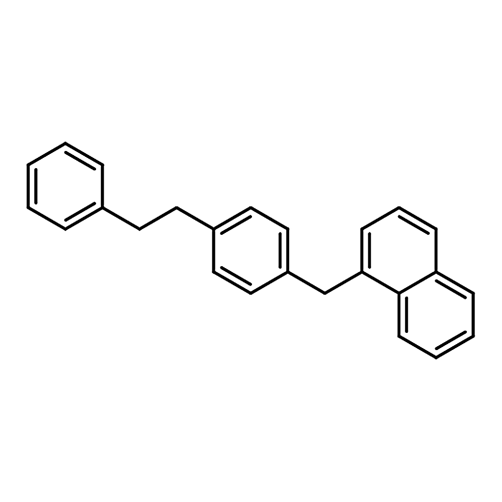 RHAWN 1-[4-(2-Phenylethyl)benzyl]naphthalene