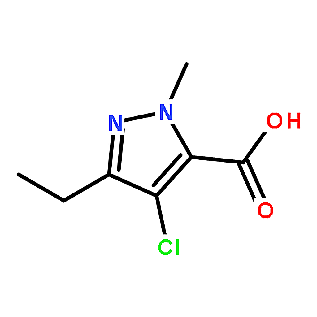RHAWN 4-Chloro-3-ethyl-1-methyl-1H-pyrazole-5-carboxylic acid