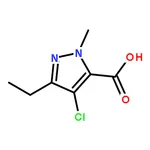 RHAWN 4-Chloro-3-ethyl-1-methyl-1H-pyrazole-5-carboxylic acid