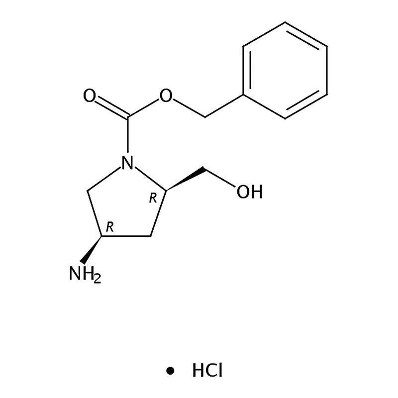RHAWN (2R,4R)-Benzyl 4-amino-2-(hydroxymethyl)pyrrolidine-1-carboxylate hydrochloride