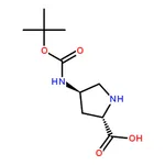 RHAWN (2S,4R)-4-((tert-Butoxycarbonyl)amino)pyrrolidine-2-carboxylic acid
