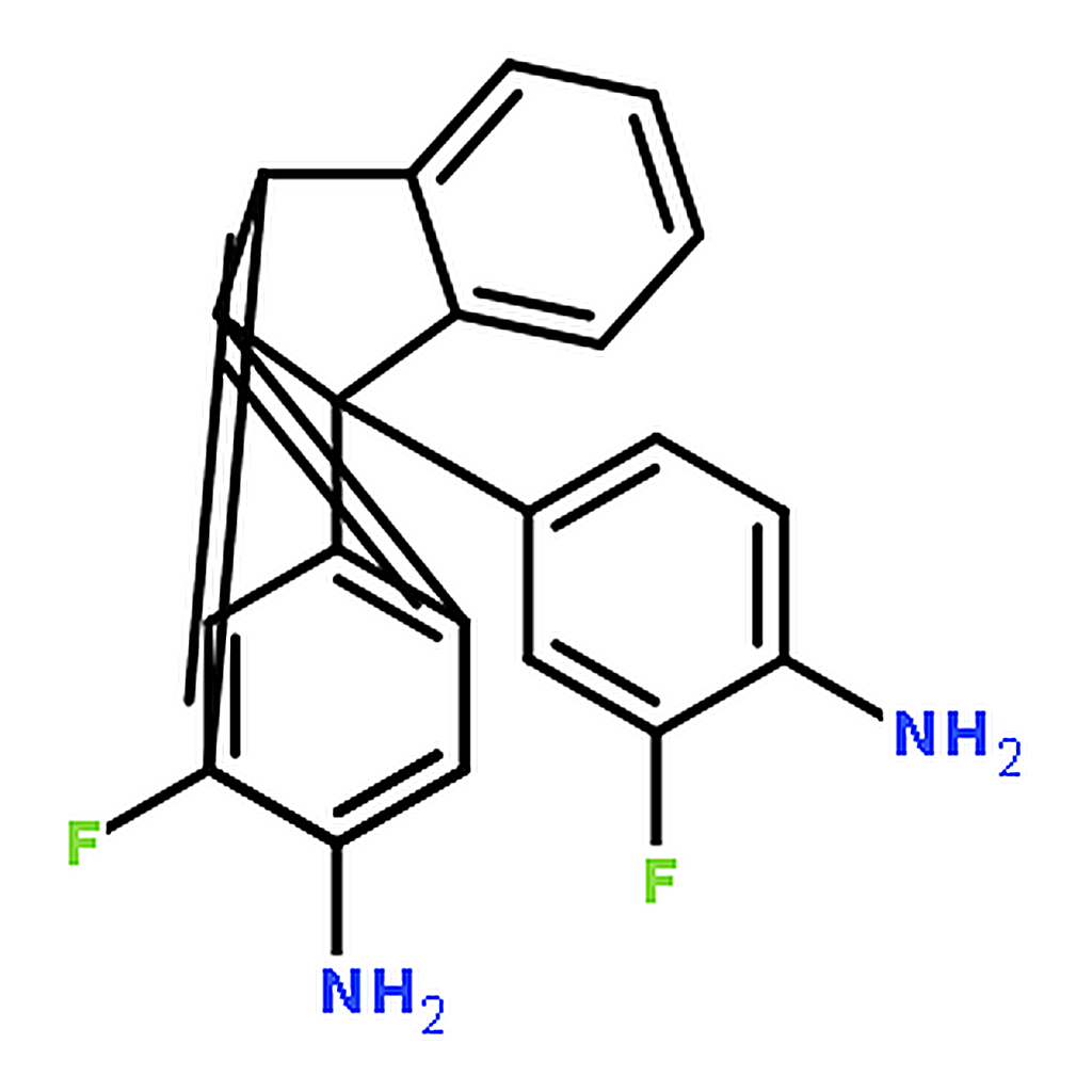 RHAWN 9，9-Bis(4-amino-3-fluorophenyl)fluorene