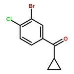 RHAWN 2-Bromo-1-chloro-4-(cyclopropylcarbonyl)benzene