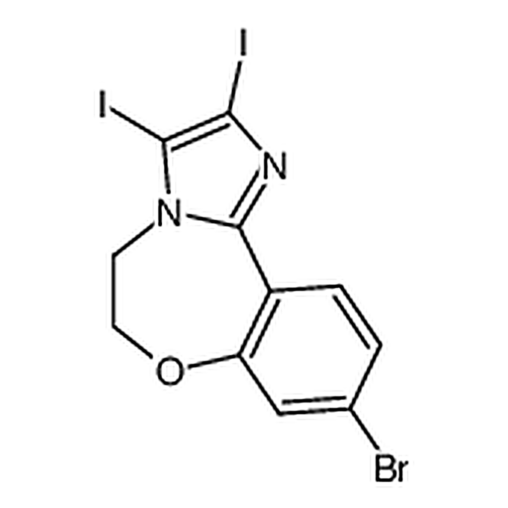 RHAWN 9-Bromo-2,3-diiodo-5,6-dihydrobenzo[f]imidazo[1,2-d][1,4]oxazepine