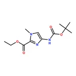 RHAWN Ethyl 4-((tert-butoxycarbonyl)amino)-1-methyl-1H-imidazole-2-carboxylate