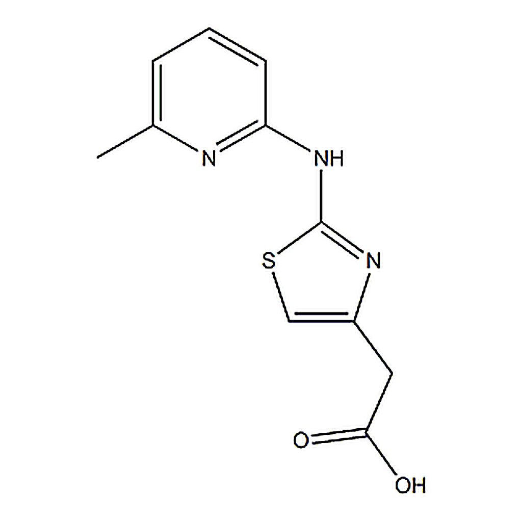 RHAWN 2-(2-((6-Methylpyridin-2-yl)amino)thiazol-4-yl)acetic acid
