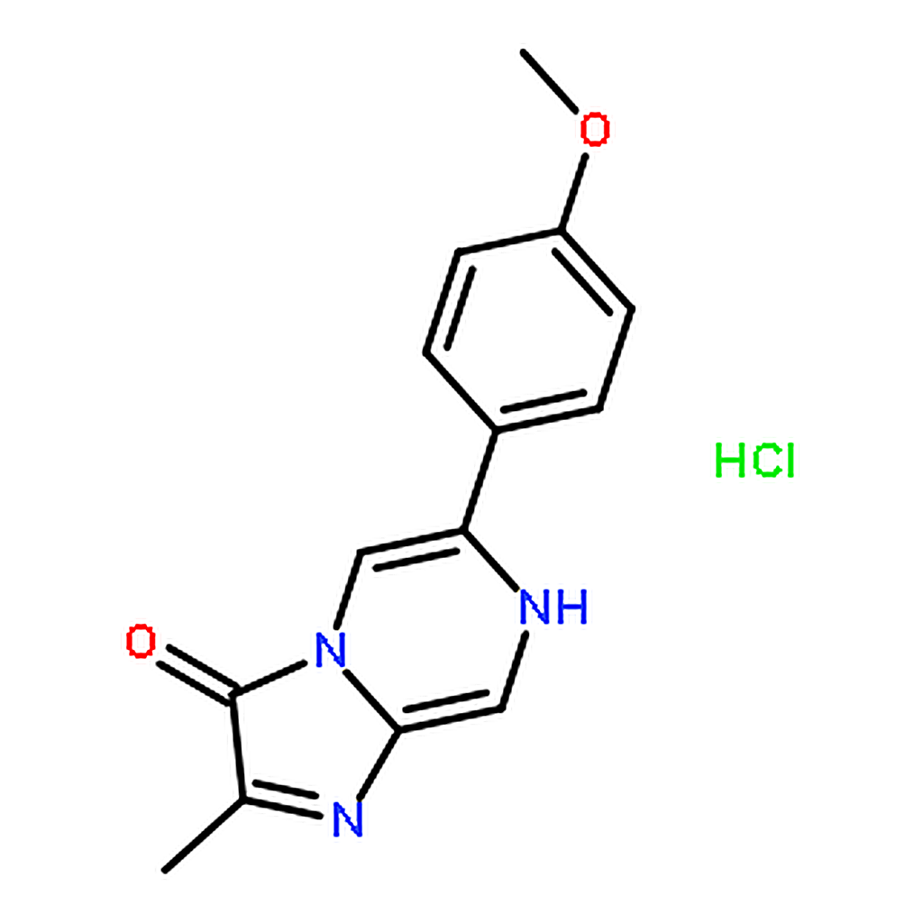 RHAWN 6-(4-Methoxyphenyl)-2-methyl-3,7-dihydroimidazo[1,2-a]pyrazin-3(7H)-one hydrochloride