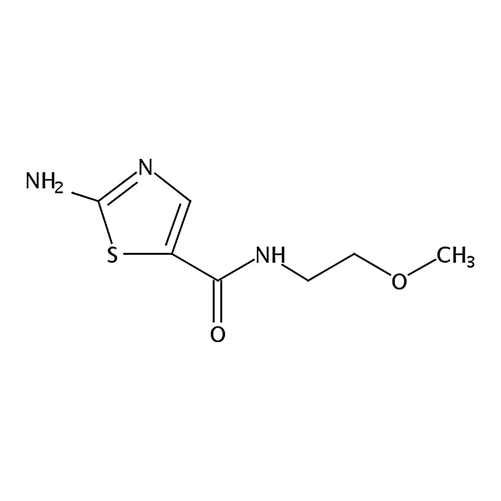 RHAWN 2-Amino-N-(2-methoxyethyl)thiazole-5-carboxamide